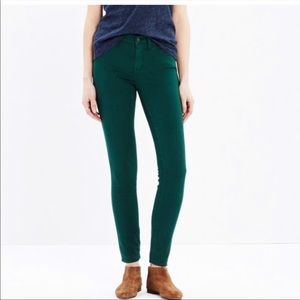 Madewell skinny skinny sateen pants